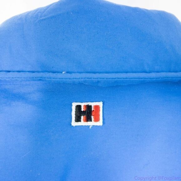 Vintage Helly Hansen blue jacket with zipper, size L - Picture 11 of 16